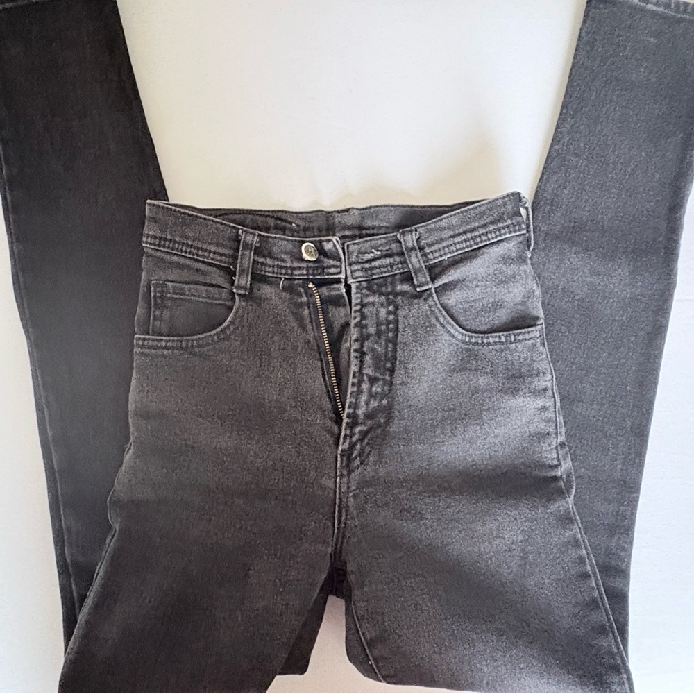 Women’s Slim Fit Black Gray Jeans